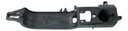 MANIJA EXTERIOR FORD FOCUS 00-06  SOLO BASE NEGRA PLASTICO HUSHAN Izquierdo Delantera