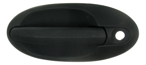 MANIJA EXTERIOR FD WINDSTAR 99-03/FREESTAR  MR MONTEREY 04-07  CON HOYO PARA LLAVE CORRUGADA NEGRA PLASTICO HUSHAN Izquierdo Delantera  