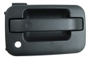 MANIJA EXTERIOR FORD F-150/LOBO 04-14  CON HOYO PARA LLAVE CORRUGADA NEGRA PLASTICO HUSHAN Derecho Delantera
