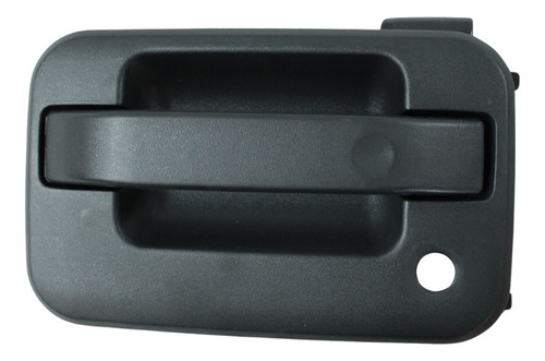 MANIJA EXTERIOR FD F-150/LOBO 04-14  CON HOYO PARA LLAVE NEGRA PLASTICO HUSHAN Izquierdo Delantera  