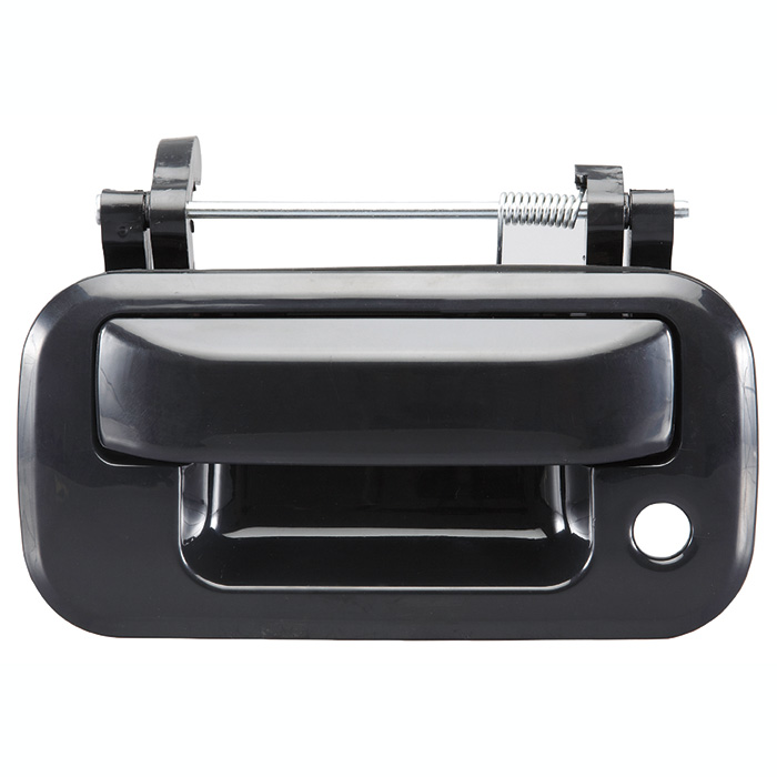 MANIJA DE TAPA FD F-150/F-250 09-14/LOBO 04-14/SUPER DUTY 08-16/EXPLORER SPORT TRAC 06-10  LC MARK LT 06-13  CON HOYO PARA LLAVE LISA NEGRA PLASTICO HUSHAN    