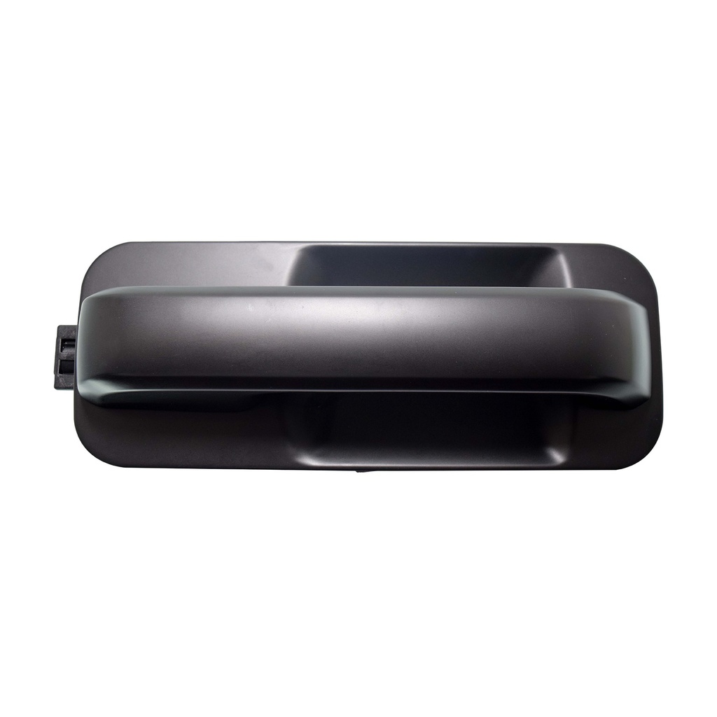 MANIJA EXTERIOR FD F-150/F-250/LOBO 15-20/SUPER DUTY 17-20  SIN HOYO PARA LLAVE SIN SENSOR LISA PARA PINTAR NEGRA PLASTICO HUSHAN Derecho Delantera/Trasera  
