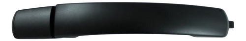 MANIJA EXTERIOR FD MONDEO 01-07  SIN HOYO PARA LLAVE CORRUGADA NEGRA PLASTICO HUSHAN