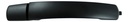 MANIJA EXTERIOR FD MONDEO 01-07  SIN HOYO PARA LLAVE CORRUGADA NEGRA PLASTICO HUSHAN