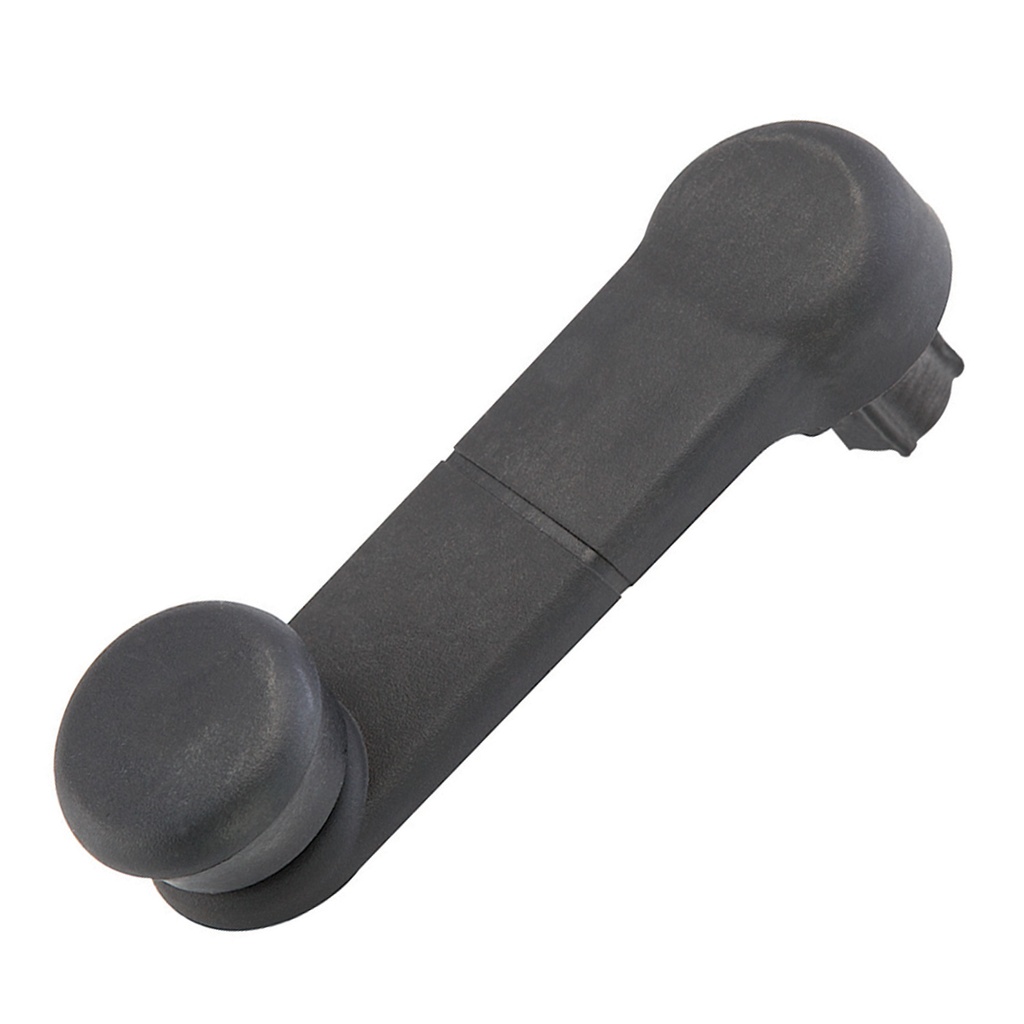 MANIJA DE ELEVAR FD F-150/F-250/F-350 87-14/LOBO 97-14/SUPER DUTY 99-16/RANGER 93-12/ECONOLINE 08-14  MZ B2600 94-07  PERILLA NEGRA VASTAGO LARGO PLASTICO NEGRO HUSHAN    