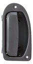 MANIJA INTERIOR FD RANGER EXTENDED CAB 93-12  MZ B2600 EXTENDED CAB 94-10  NEGRO PLASTICO HUSHAN Derecho Trasera  