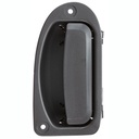 MANIJA INTERIOR FD RANGER EXTENDED CAB 93-12  MZ B2600 EXTENDED CAB 94-10  NEGRO PLASTICO HUSHAN Izquierdo Trasera  
