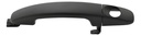 MANIJA EXTERIOR FD RANGER 13-22  CON HOYO PARA LLAVE CORRUGADA NEGRA PLASTICO HUSHAN Derecho/Izquierdo Delantera  