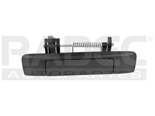 MANIJA DE TAPA FD RANGER 13-22  SIN HOYO PARA LLAVE CORRUGADA NEGRO PLASTICO HUSHAN    