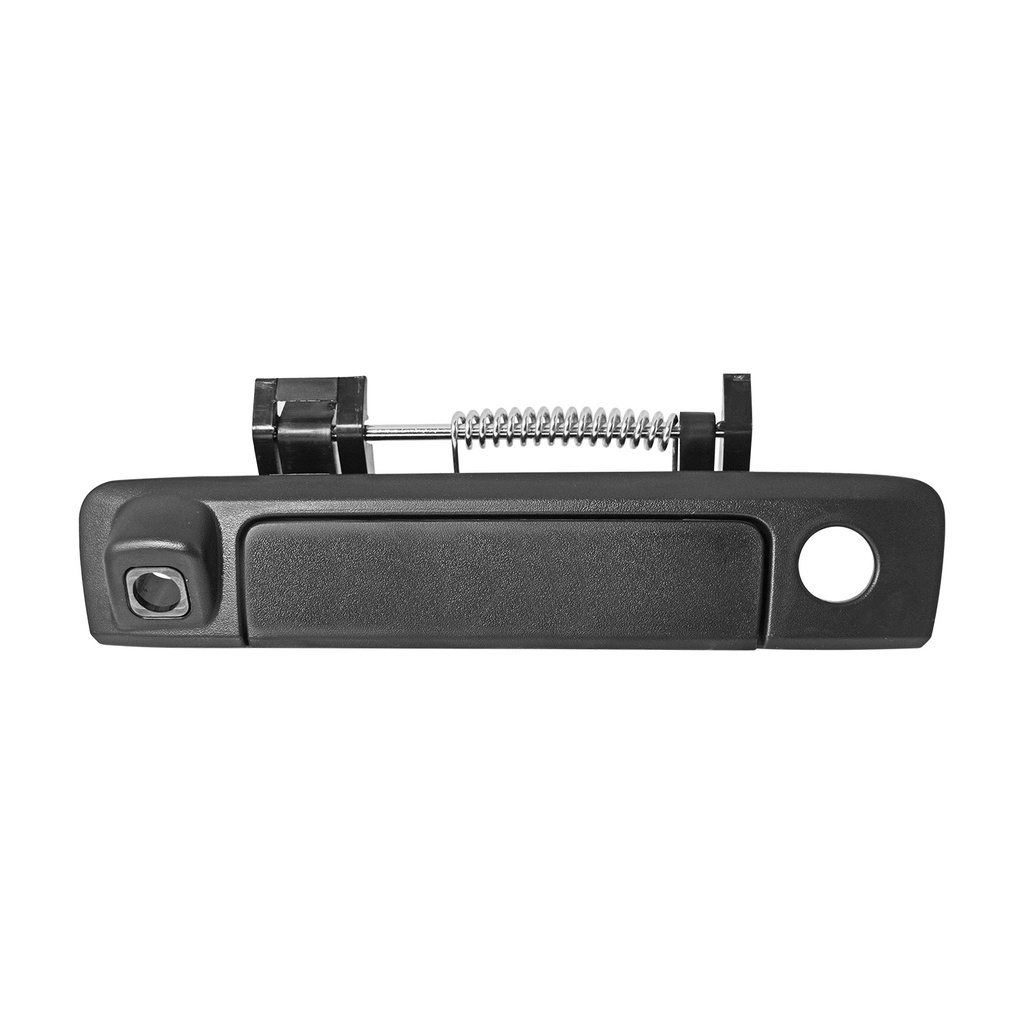 MANIJA DE TAPA FD RANGER 13-22  CON HOYO PARA LLAVE / CON HOYO PARA CAMARA CORRUGADA NEGRA PLASTICO HUSHAN    