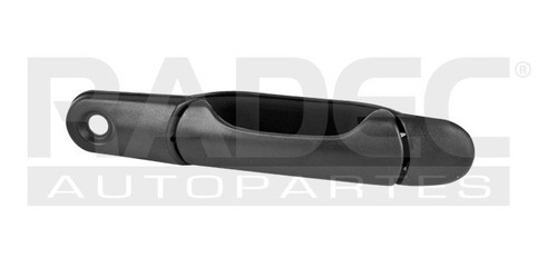 MANIJA EXTERIOR FD WINDSTAR 95-97  CORRUGADA NEGRA PLASTICO HUSHAN Derecho  Puerta corrediza 