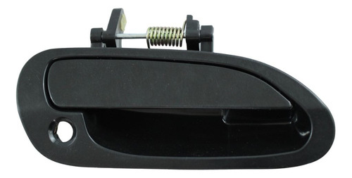 MANIJA EXTERIOR HD ACCORD 2P COUPE / 4P SEDAN 98-02  CON HOYO PARA LLAVE LISA PARA PINTAR NEGRA PLASTICO HUSHAN Derecho Delantera  