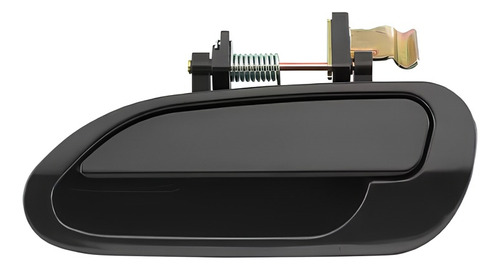 MANIJA EXTERIOR HD ACCORD 4P SEDAN 98-02  LISA PARA PINTAR NEGRA PLASTICO HUSHAN Izquierdo Trasera  
