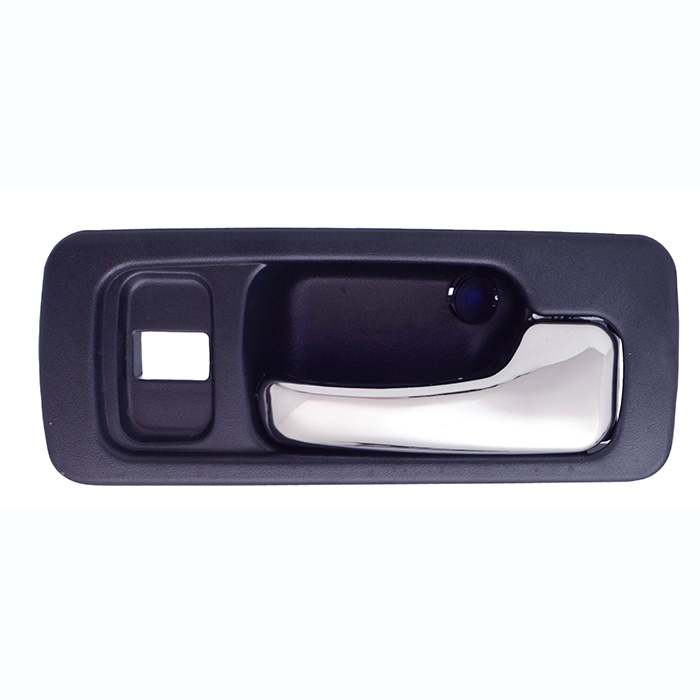 MANIJA INTERIOR HD ACCORD 4P SEDAN 90-93  CON HOYO PARA SEGURO AZUL/CROMADA PLASTICO HUSHAN Derecho Delantera  