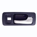 MANIJA INTERIOR HD ACCORD 4P SEDAN 90-93  CON HOYO PARA SEGURO AZUL/CROMADA PLASTICO HUSHAN Derecho Delantera  