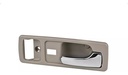 MANIJA INTERIOR HD ACCORD 2P COUPE 90-93  CON HOYO PARA SEGURO SEGURO ELECTRICO BEIGE/CROMADA PLASTICO HUSHAN Derecho Delantera  