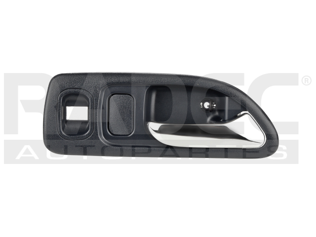 MANIJA INTERIOR HD ACCORD 4P SEDAN 94-97  CON HOYO PARA SEGURO Y CRISTAL AZUL OBSCURO/CROMADA PLASTICO HUSHAN Derecho Delantera  