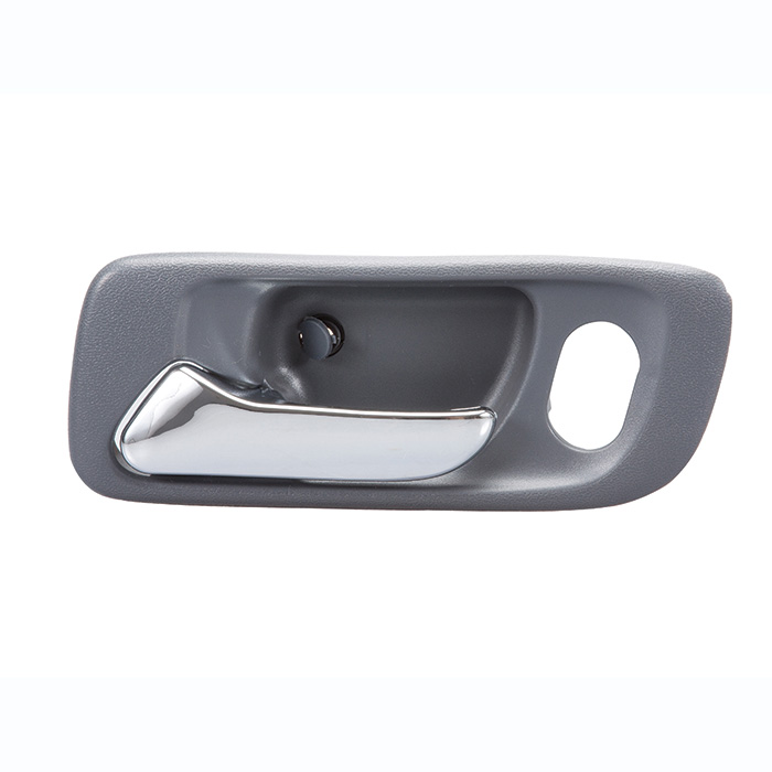 MANIJA INTERIOR HD ACCORD 4P SEDAN 98-02/ODYSSEY 99-04  CON HOYO PARA SEGURO GRIS OBSCURO/CROMADO PLASTICO HUSHAN Izquierdo Delantera  