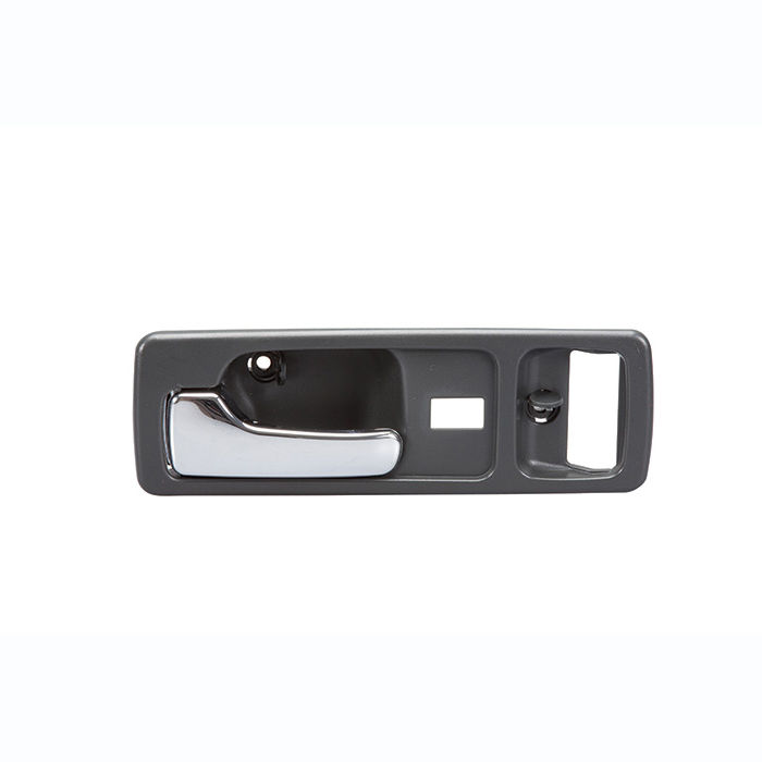 MANIJA INTERIOR HD ACCORD 2P COUPE 90-93  CON HOYO PARA SEGURO SEGURO ELECTRICO GRIS OBSCURO/CROMADO PLASTICO HUSHAN Izquierdo Delantera  