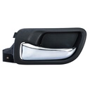 MANIJA INTERIOR HD ACCORD 4P SEDAN 03-07  NEGRA/CROMO PLASTICO HUSHAN Izquierdo Delantera  