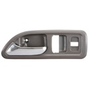 MANIJA INTERIOR HD ACCORD 2P COUPE 94-97  CON HOYO PARA SEGURO SEGURO ELECTRICO GRIS/CROMO PLASTICO HUSHAN Izquierdo Delantera  
