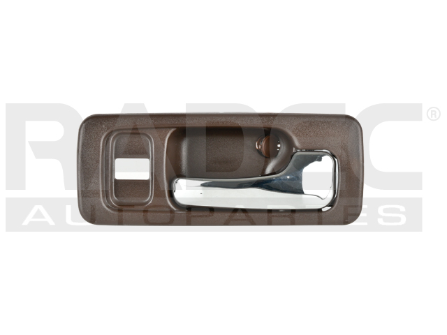 MANIJA INTERIOR HD ACCORD 4P SEDAN 90-93  CON HOYO PARA SEGURO CAFE/CROMADO PLASTICO HUSHAN Derecho Delantera  