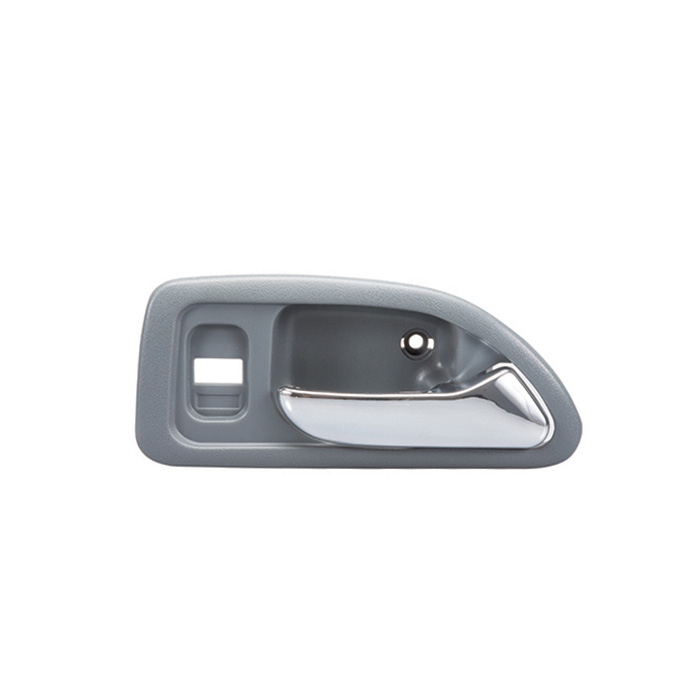MANIJA INTERIOR HD ACCORD 4P SEDAN 94-97  CON HOYO PARA SEGURO GRIS CLARO/CROMADO PLASTICO HUSHAN Derecho Delantera  