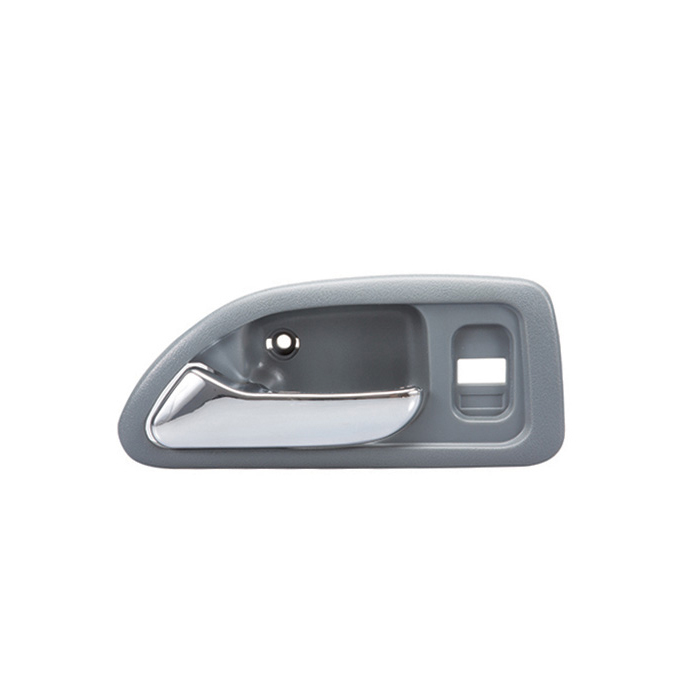 MANIJA INTERIOR HD ACCORD 4P SEDAN 94-97  CON HOYO PARA SEGURO GRIS CLARO/CROMADO PLASTICO HUSHAN Izquierdo Delantera  