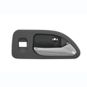 MANIJA INTERIOR HD ACCORD 4P SEDAN 94-97  CON HOYO PARA CRISTAL GRIS OBSCURO/CROMADO PLASTICO HUSHAN Derecho Trasera  