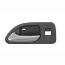 MANIJA INTERIOR HD ACCORD 4P SEDAN 94-97  CON HOYO PARA CRISTAL GRIS OBSCURO/CROMADO PLASTICO HUSHAN Izquierdo Trasera  