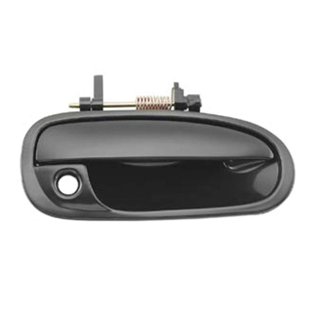 MANIJA EXTERIOR HD CIVIC 2P COUPE / 4P SEDAN 96-00  CON HOYO PARA LLAVE LISA PARA PINTAR NEGRA PLASTICO HUSHAN Derecho Delantera  