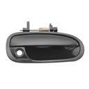 MANIJA EXTERIOR HD CIVIC 2P COUPE / 4P SEDAN 96-00  CON HOYO PARA LLAVE LISA PARA PINTAR NEGRA PLASTICO HUSHAN Derecho Delantera  