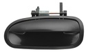 MANIJA EXTERIOR HONDA CIVIC 4P SEDAN 96-00  LISA PARA PINTAR NEGRA PLASTICO HUSHAN Izquierdo Trasera
