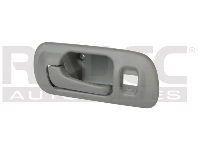 MANIJA INTERIOR HD CIVIC 4P SEDAN 96-00  CON HOYO PARA SEGURO GRIS PLASTICO HUSHAN Izquierdo Delantera  