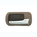 MANIJA INTERIOR HD CIVIC 4P SEDAN 01-05  CAFE/CROMADO PLASTICO HUSHAN Derecho Trasera  