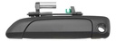 MANIJA EXTERIOR HD CIVIC 2P COUPE / 4P SEDAN 01-05  CON HOYO PARA LLAVE LISA PARA PINTAR NEGRA PLASTICO HUSHAN Izquierdo Delantera  