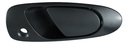 MANIJA EXTERIOR HD CIVIC 2P COUPE / 4P SEDAN 92-95  CON HOYO PARA LLAVE LISA NEGRA PLASTICO HUSHAN Derecho Delantera  