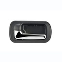 MANIJA INTERIOR HD CIVIC 4P SEDAN 01-05  NEGRA/CROMO PLASTICO HUSHAN Izquierdo Trasera  