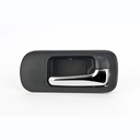 MANIJA INTERIOR HD CIVIC 4P SEDAN 01-05  SIN HOYO NEGRA/CROMO PLASTICO HUSHAN Derecho Delantera  