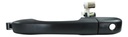 MANIJA EXTERIOR HD CR-V 02-06  CON HOYO PARA LLAVE LISA PARA PINTAR NEGRA PLASTICO HUSHAN Izquierdo Delantera  