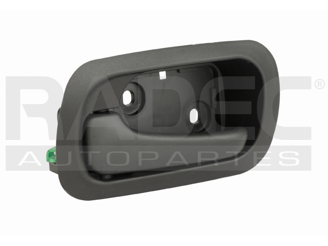MANIJA INTERIOR HD CR-V 02-06  CON HOYO PARA SEGURO NEGRO PLASTICO HUSHAN Izquierdo Delantera  