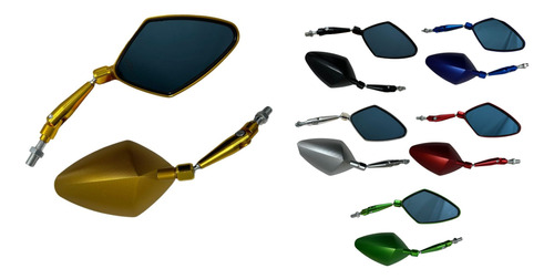 ESPEJO MOTO IRON RACING IR0200 DORADO