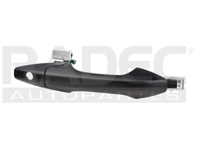 MANIJA EXTERIOR HD CR-V 07-11/ACCORD CROSSTOUR 10-15  CON HOYO PARA LLAVE LISA PARA PINTAR NEGRA PLASTICO HUSHAN Derecho Delantera  