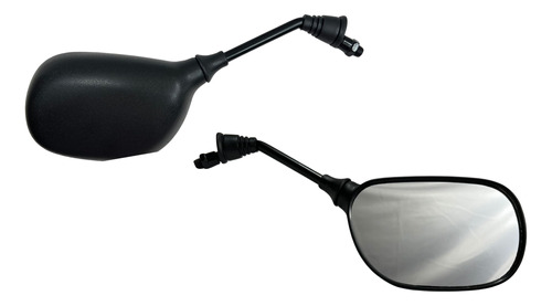 Espejo Retrovisor Moto Negro 10mm YBR125 Express Red