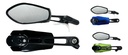 ESPEJO RETROVISOR MOTO UNIVERSAL NEGRO