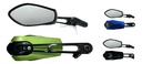 ESPEJO RETROVISOR MOTO UNIVERSAL VERDE
