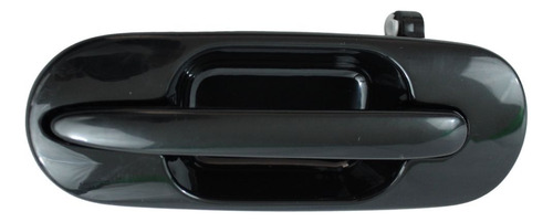 MANIJA EXTERIOR HD CR-V 97-01  LISA PARA PINTAR NEGRA PLASTICO HUSHAN Izquierdo Trasera  