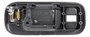 MANIJA INTERIOR HD CR-V 97-01/ODYSSEY 95-98  CON HOYO PARA SEGURO GRIS/CROMO PLASTICO HUSHAN Izquierdo Delantera  