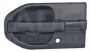 MANIJA EXTERIOR HD ELEMENT 03-11  CON HOYO PARA LLAVE CORRUGADA NEGRA PLASTICO HUSHAN Izquierdo Delantera  