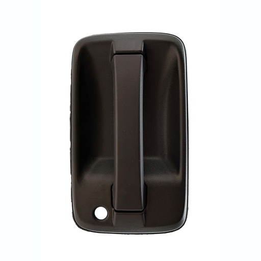 [012-1505-04] MANIJA EXTERIOR IZ ELF/NPR 09-12  CON HOYO PARA LLAVE CORRUGADA NEGRA PLASTICO HUSHAN Derecho Delantera  